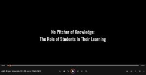 Students as Owners of their Own Learning