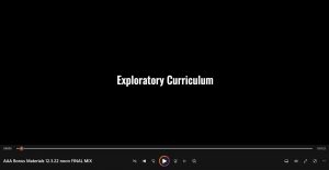 Exploratory Curriculum